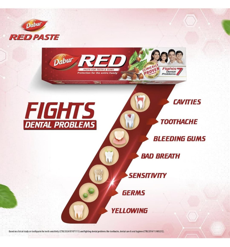 خمیردندان Red گیاهی 38 گرمی