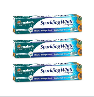 خمیردندان هیمالایا اسپارکلینگ وایت ( گیاهی ) ۸۰ گرمی