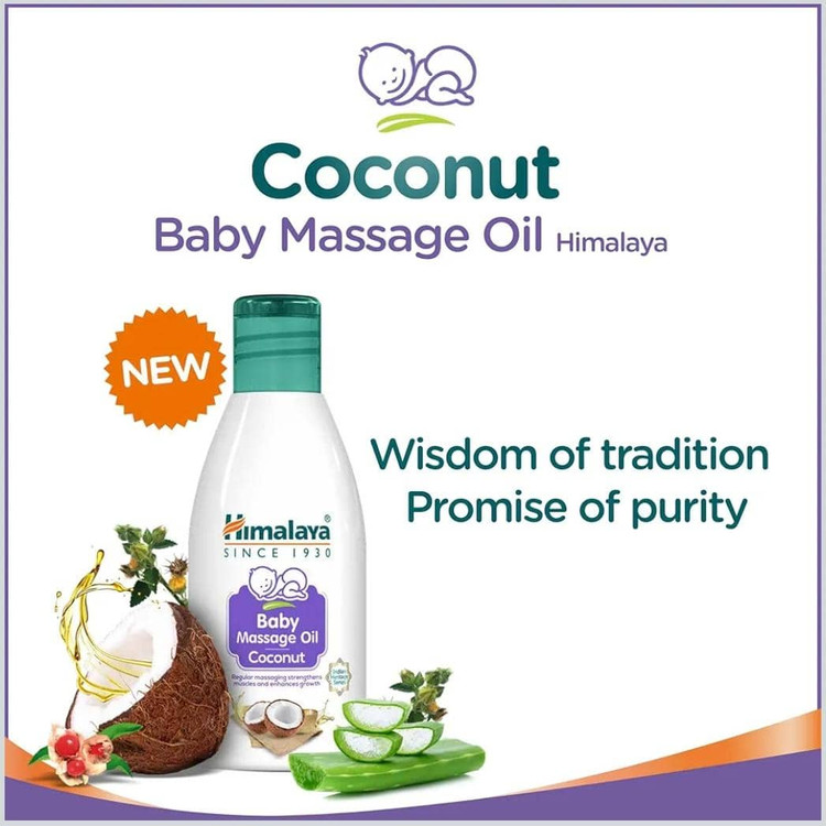 روغن ماساژ کودک هیمالیا (نارگیل) ۱۰۰میل