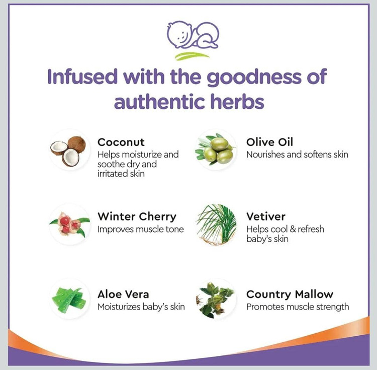 روغن ماساژ کودک هیمالیا (نارگیل) ۱۰۰میل