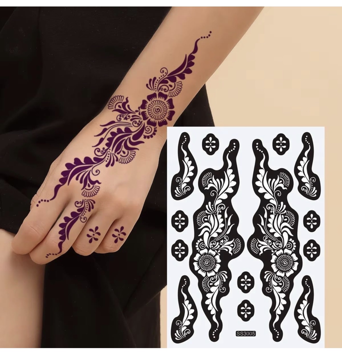 شابلون طراحی حنا